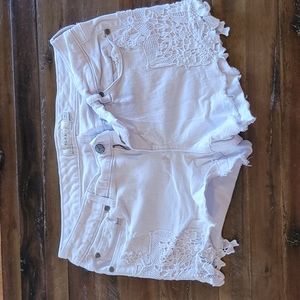 Torrid Shorts; White
